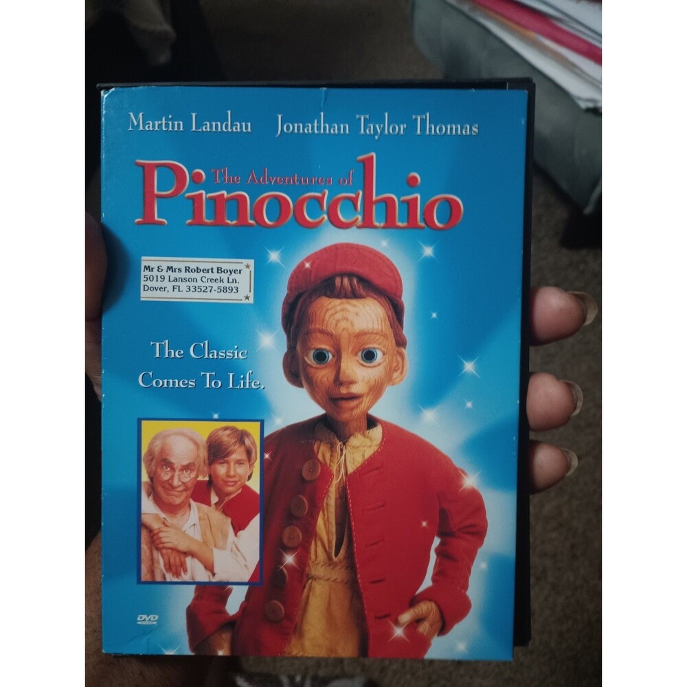 The Adventures of Pinocchio (DVD, 1996)